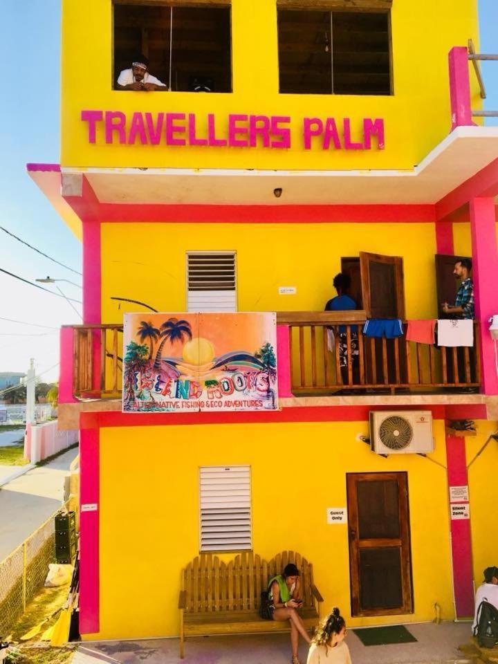 Travellers Palm Backpackers Vandrarhem Caye Caulker Exteriör bild
