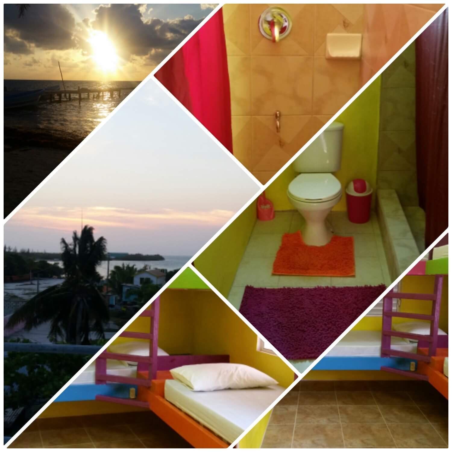 Travellers Palm Backpackers Vandrarhem Caye Caulker Exteriör bild